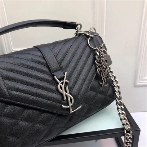 ysl bag chain strap|ysl black bag with chain.